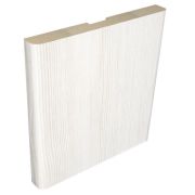 Наличник плоский 8х70х2150 ПВХ ясень снежный