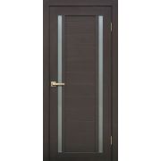 L23 Полотно дверное 900х2000 венге 3D МАТОВОЕ СТЕКЛО