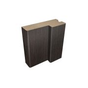 Деталь короба без уплотнителя 26х70х2050 венге 3D