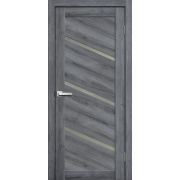 L05 Полотно дверное 900х2000 дуб стоунвуд МАТОВОЕ СТЕКЛО