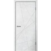 LINE01 Полотно дверное 900х2000 ПВХ бетон светлый