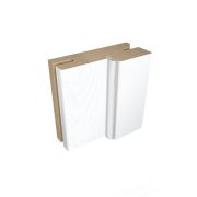 Деталь короба ТЕЛЕСКОП с уплотнителем 26х70х2050 (3) ПВХ снежное дерево