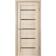 S01 Полотно дверное 900х2000 ясень ЧЕРНЫЙ ПЛАСТИК