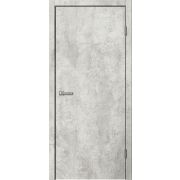 Гладкое Полотно дверное глухое 800х2000 цемент светлый (ЧЕРНАЯ КРОМКА)