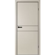 TR03 Полотно дверное глухое 600х2000 GVI айриш (черный молдинг и алюм.кромка с 4-х сторон, магнитная защелка)