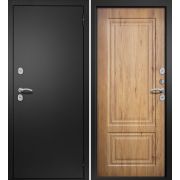 Дверь металлическая АРИЯ (Термо) Букле черный Эталон Рустик Соломенный (970) левая