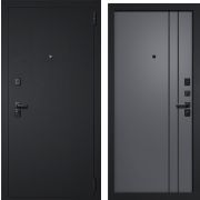 Дверь металлическая Дуэт 3К Букле NEO/Графит/Фуаро (960) правая