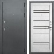 Дверь металлическая Дуэт Barn Букле СБ-70 Бетон снежный (960) правая