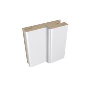 Деталь короба ТЕЛЕСКОП с уплотнителем Эмалит серебристый 2070х70х32 (M)