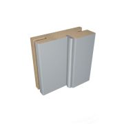 Деталь короба ТЕЛЕСКОП с уплотнителем 32х74х2050 (3) Эмалит серый