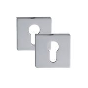 Ключевая накладка CWS PC, хром гл.