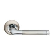 Ручка A-47 HH/PC белый никель/хром