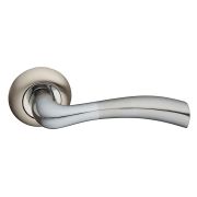 Ручка A-60 НН/PС бел.никель/хром