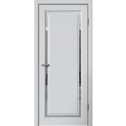 E05 Полотно дверное 800х2000 Эмалит серебристый ЗЕРКАЛО