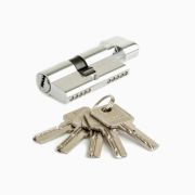 Цилиндр алюмин А60 PC (ключ/завертка) хром TURDUS