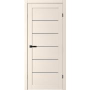 Дверное полотно Aura 220 сахара ГРАФИТ СТЕКЛО 2000х600 (П)