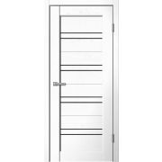 ST01 Полотно дверное 900х2000 ПВХ Snow soft Lacobel ЧЕРНОЕ