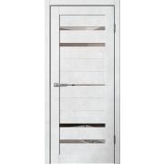 B03 Полотно дверное 600х2000 ПВХ бетон светлый ЗЕРКАЛО