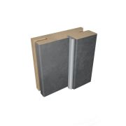 Деталь короба ТЕЛЕСКОП с уплотнителем 32х74х2050 (3) ПВХ бетон темный