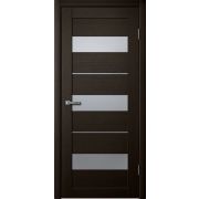 200 Полотно дверное 900х2000 ПВХ дуб мокко МАТОВОЕ СТЕКЛО