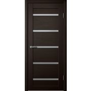 206 Полотно дверное 400х2000 ПВХ дуб мокко МАТОВОЕ СТЕКЛО