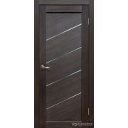 215 Полотно дверное 700х2000 ПВХ дуб мокко МАТОВОЕ СТЕКЛО