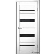 283 Полотно дверное 800х2000 ПВХ макиато ЧЕРНОЕ СТЕКЛО