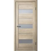 200 Полотно дверное 900х2000 ПВХ ясень латте МАТОВОЕ СТЕКЛО