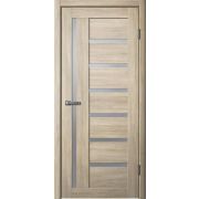217 Полотно дверное 900х2000 ПВХ ясень латте МАТОВОЕ СТЕКЛО