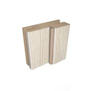 Деталь короба ТЕЛЕСКОП с уплотнителем 26х70х2050 (3) ПВХ ясень латте