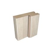 Деталь короба с уплотнителем 26х70х2050 ПВХ ясень латте