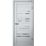 282 Полотно дверное 800х2000 ПВХ ясень пепельный ЗЕРКАЛО
