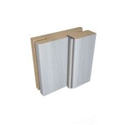 Деталь короба ТЕЛЕСКОП с уплотнителем 26х70х2050 (3) ПВХ ясень пепельный