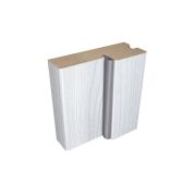 Деталь короба с уплотнителем 26х70х2050 ПВХ ясень пепельный