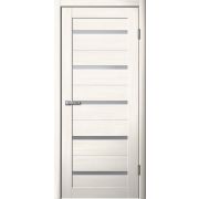206 Полотно дверное 800х2000 ПВХ ясень снежный МАТОВОЕ СТЕКЛО